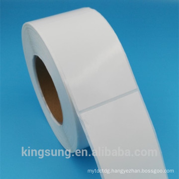 Wholesale Semi Gloss Paper Blank White Label Sticker